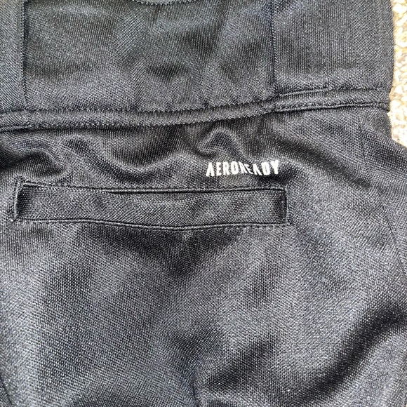 Adidas Boys Elastic Bottom Baseball Pants Aeroready Black youth medium 11-12y - Picture 5 of 5